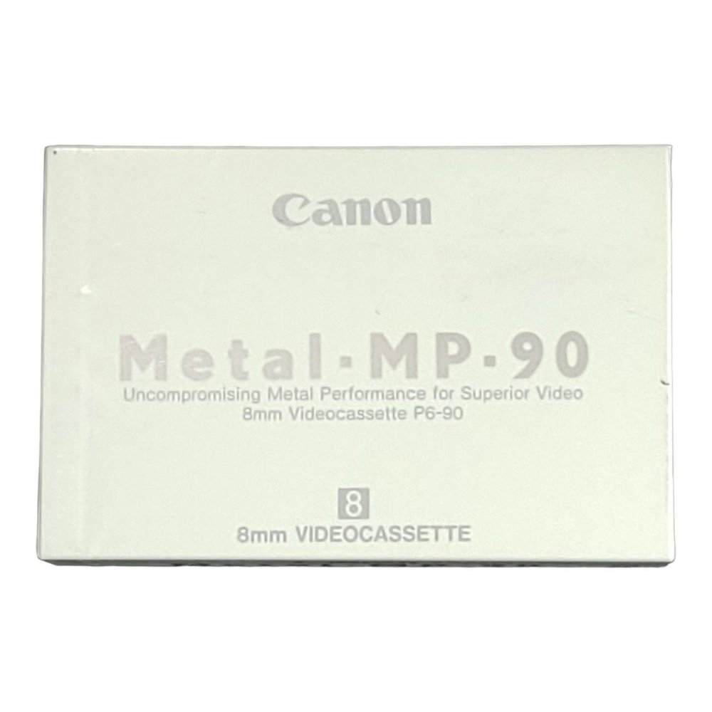 Canon 8mm Videocassette Metal MP-90 New Sealed P6-90 Video Cassette